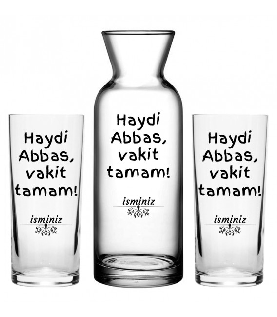 Haydi Abbas Rakı Bardağı ve Karaf Set