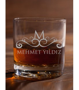 İsminize Özel Laser İşleme Viski Kadehi -vsk027-