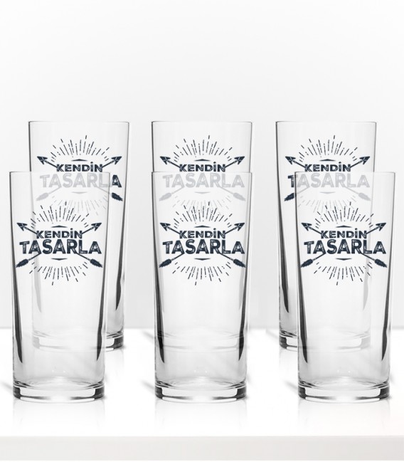 Kişiye Özel Tasarım Rakı Kadehi ve Karaf Set