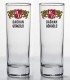 İsminize Özel Renkli Baskılı İkili Long Drink Votka Kadehi