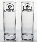 İsminize Özel Renkli Baskılı İkili Long Drink Votka Kadehi
