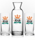 Babalara Özel İsimli Rakı Kadehi ve Karaf Seti