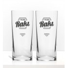 Rakı Sözleri Renkli Baskılı İkili Rakı Bardağı Kadeh