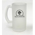 İsimli Kişiye Özel Tasarım Buzlu Cam Bira Bardağı 500 ML