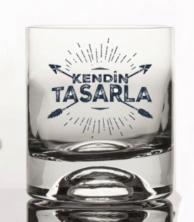 Firmanıza Özel Renkli Baskılı Viski Kadehi