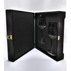 İmza Özel Tasarım İkili Laser İşleme Şarap Kadehi Ahşap Kutulu Set