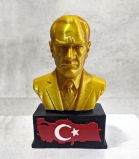 3D Baskı Atatürk Büstü – 10 cm